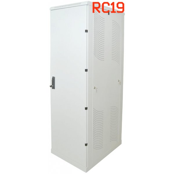RL2768M — Шкаф серверный телекоммуникационный напольный RC19, 27U (Ш600 х Г800), передняя дверь металл перфорация