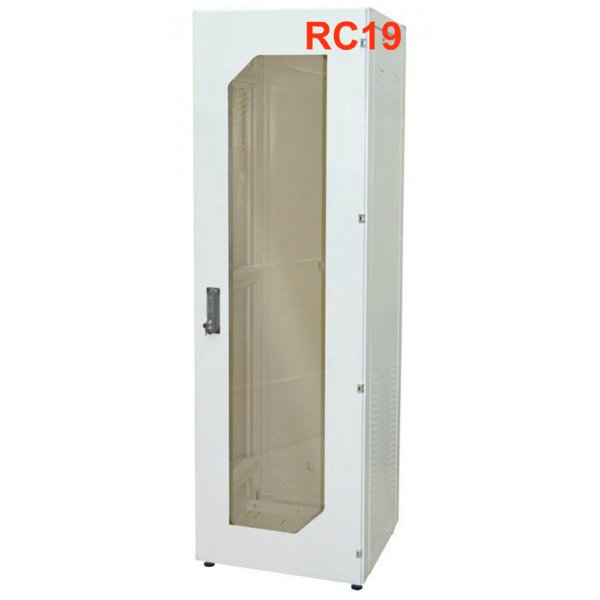 RL4266G — Шкаф серверный телекоммуникационный напольный RC19, 42U (Ш600 х Г600), передняя дверь стеклянная