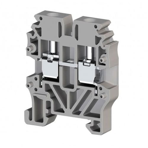 304429 — Миниклеммник винтовой Klemsan MVK2,5, 2,5мм.кв., серый, (100 шт)