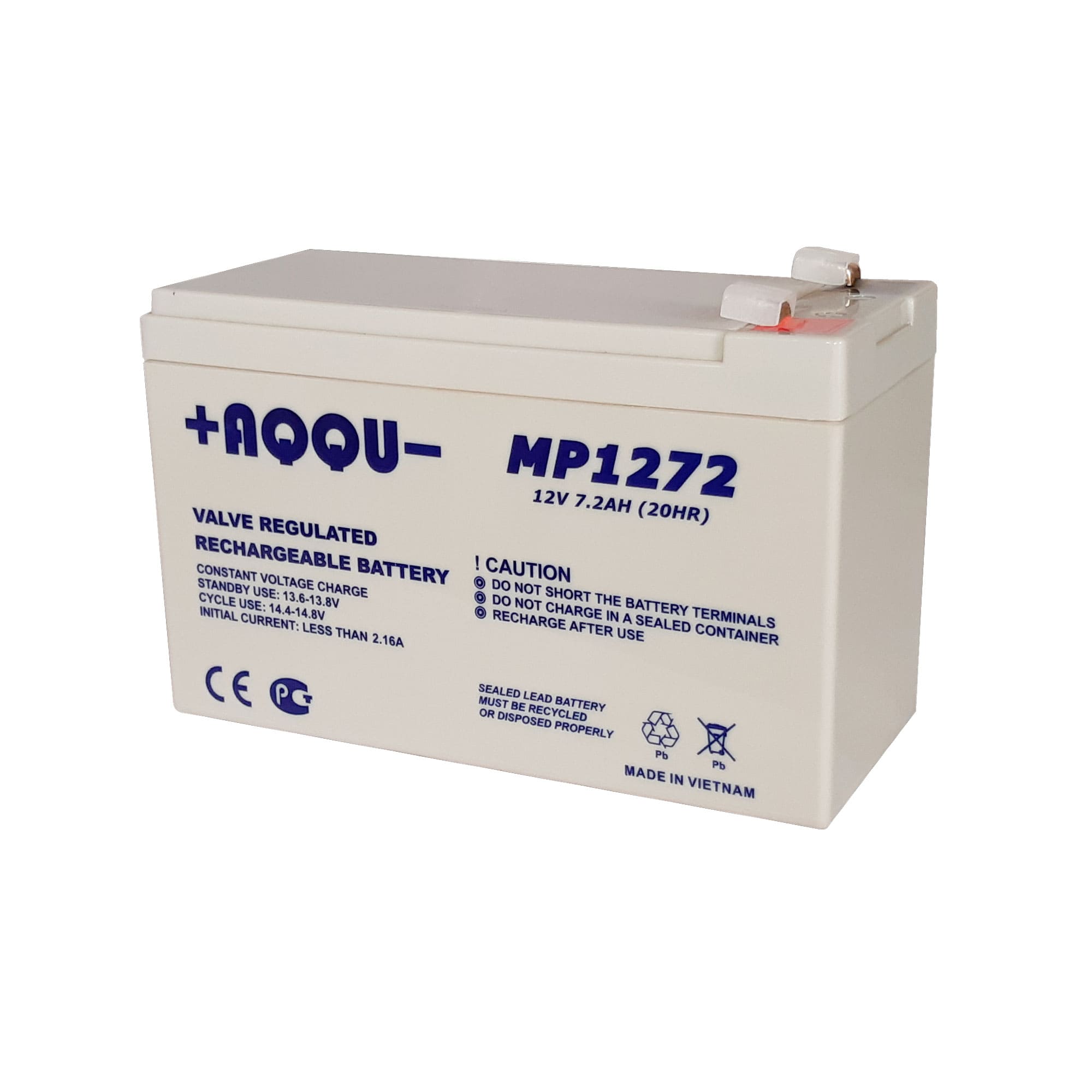 MP1272 — Аккумулятор AQQU, 12В, 7.2 А·ч