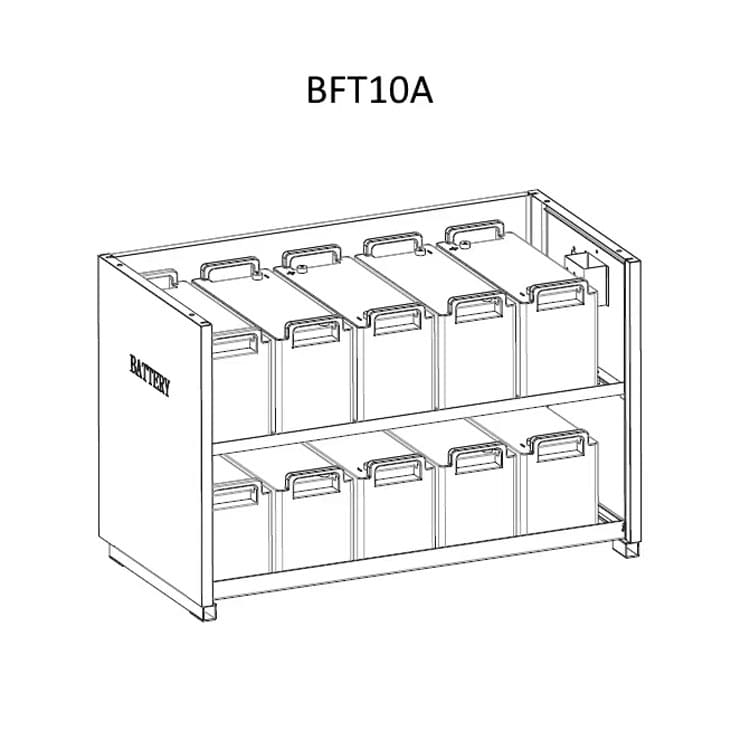 BFT10А — шкаф батарейный ELTENA, 20 АКБ 28-55 А·ч, к ИБП мощностью до 10 кВА