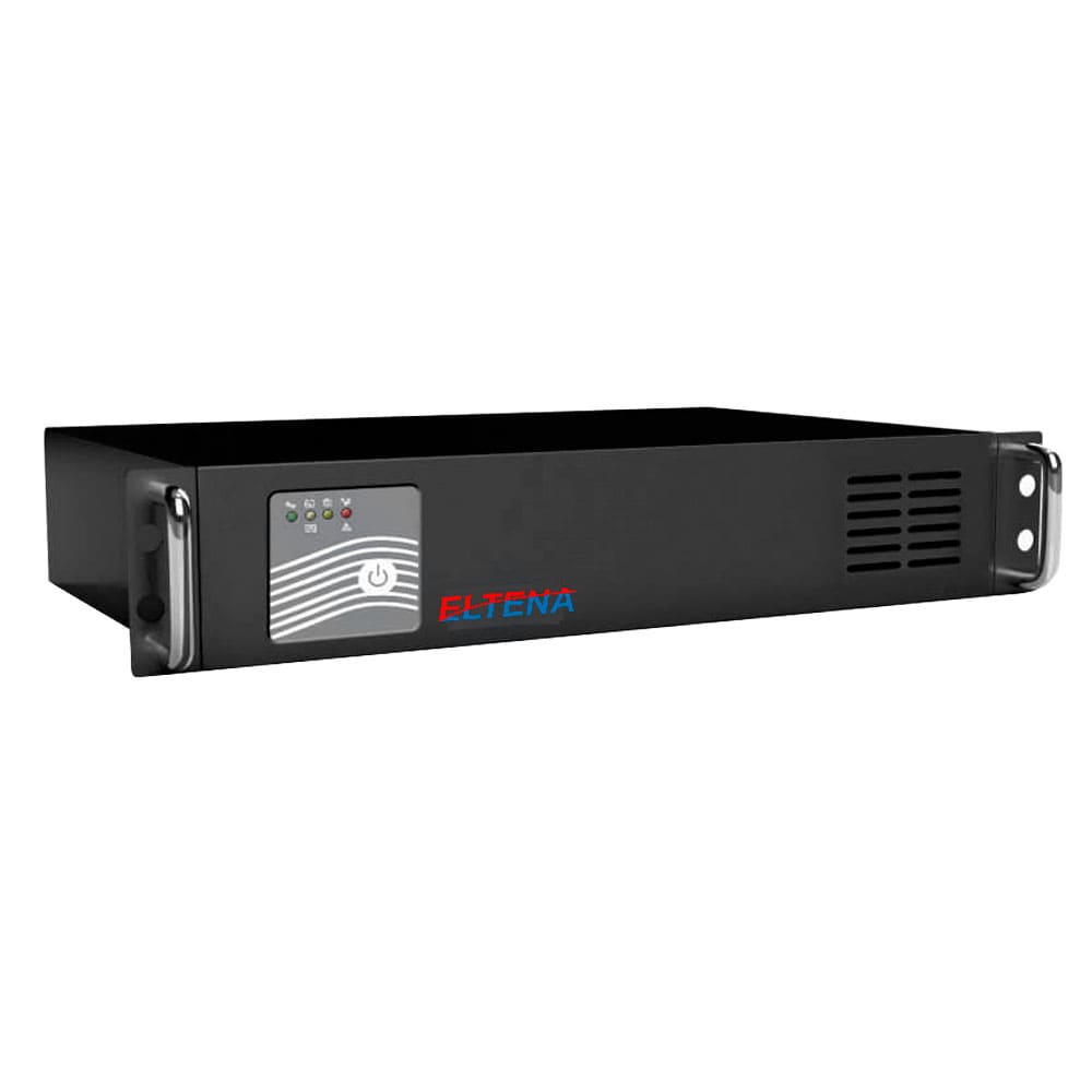 Intelligent II 1000RM — источник бесперебойного питания Eltena для установки в 19″ стойку, 700Вт, внутренние АКБ 2х7 А·ч