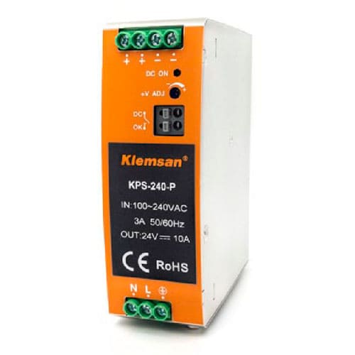 618054 — Источник питания Klemsan KPS-240-P, 240 Вт, 24 В