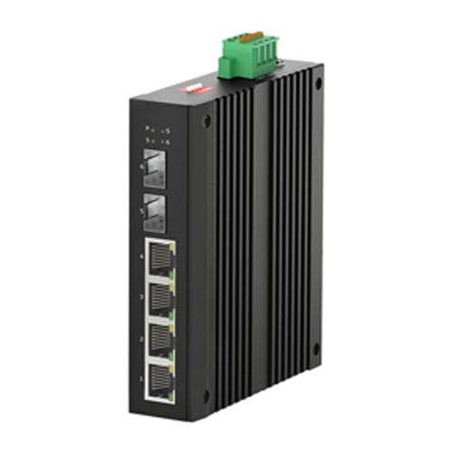 NIS-3200-204PSG (63P4SG24) — неуправляемый промышленный коммутатор NSGate, 4 порта PoE, 2 SFP/1G