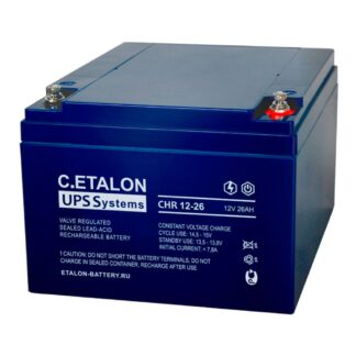CHR 12-26 — Аккумулятор ETALON, 12В, 26 А·ч