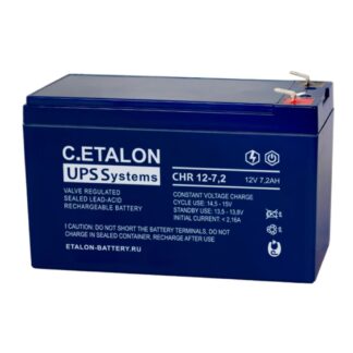 CHR 12-7,2 — Аккумулятор ETALON, 12В, 7.2 А·ч
