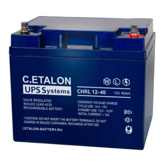 CHRL 12-40 — Аккумулятор ETALON, 12В, 40 А·ч