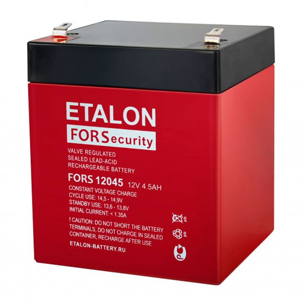 FORS 12045 — Аккумулятор ETALON, 12В, 4.5 А·ч