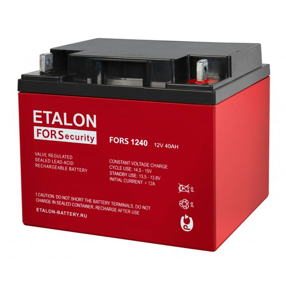 FORS 1240 — Аккумулятор ETALON, 12В, 40 А·ч