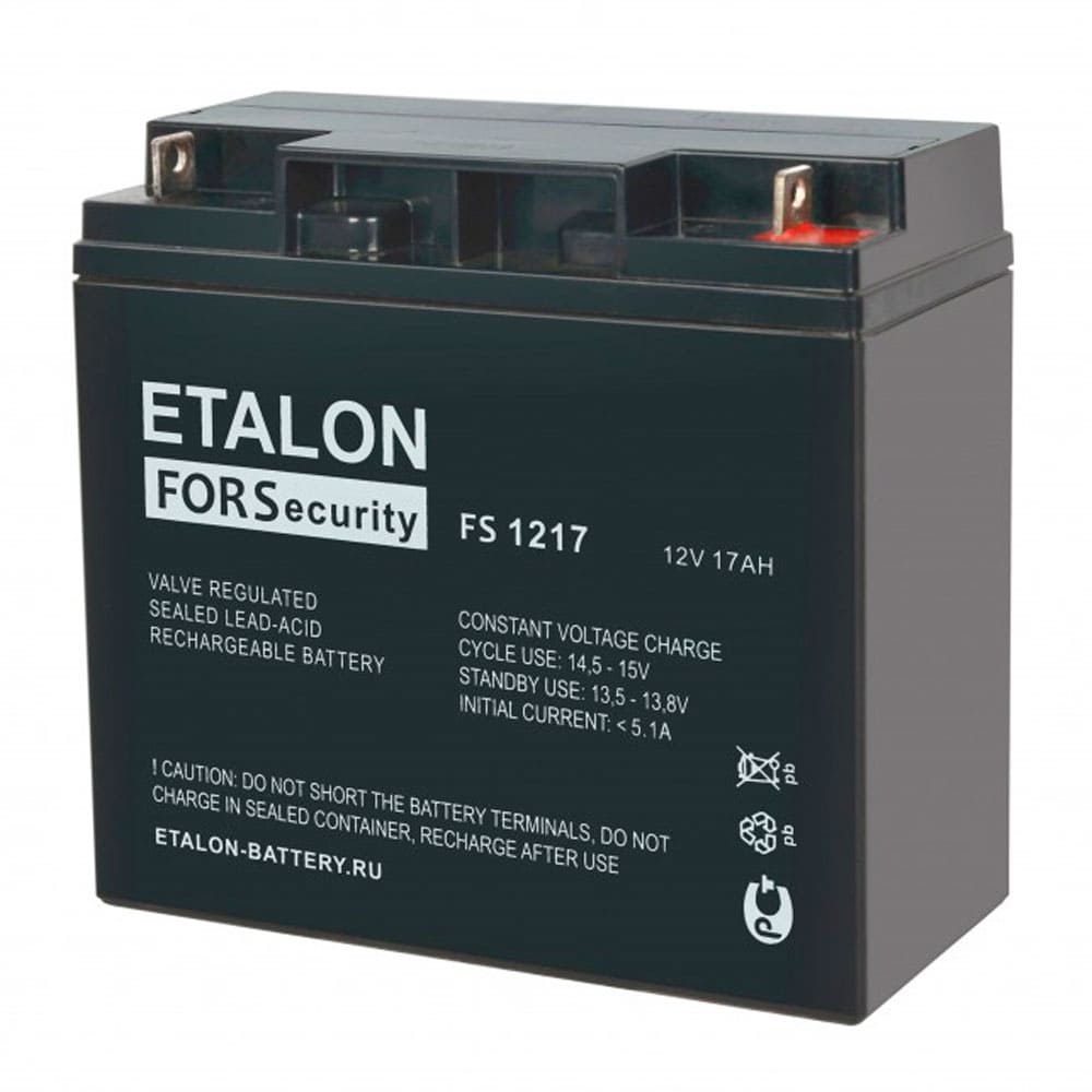 FS 1217 — Аккумулятор ETALON, 12В, 17 А·ч