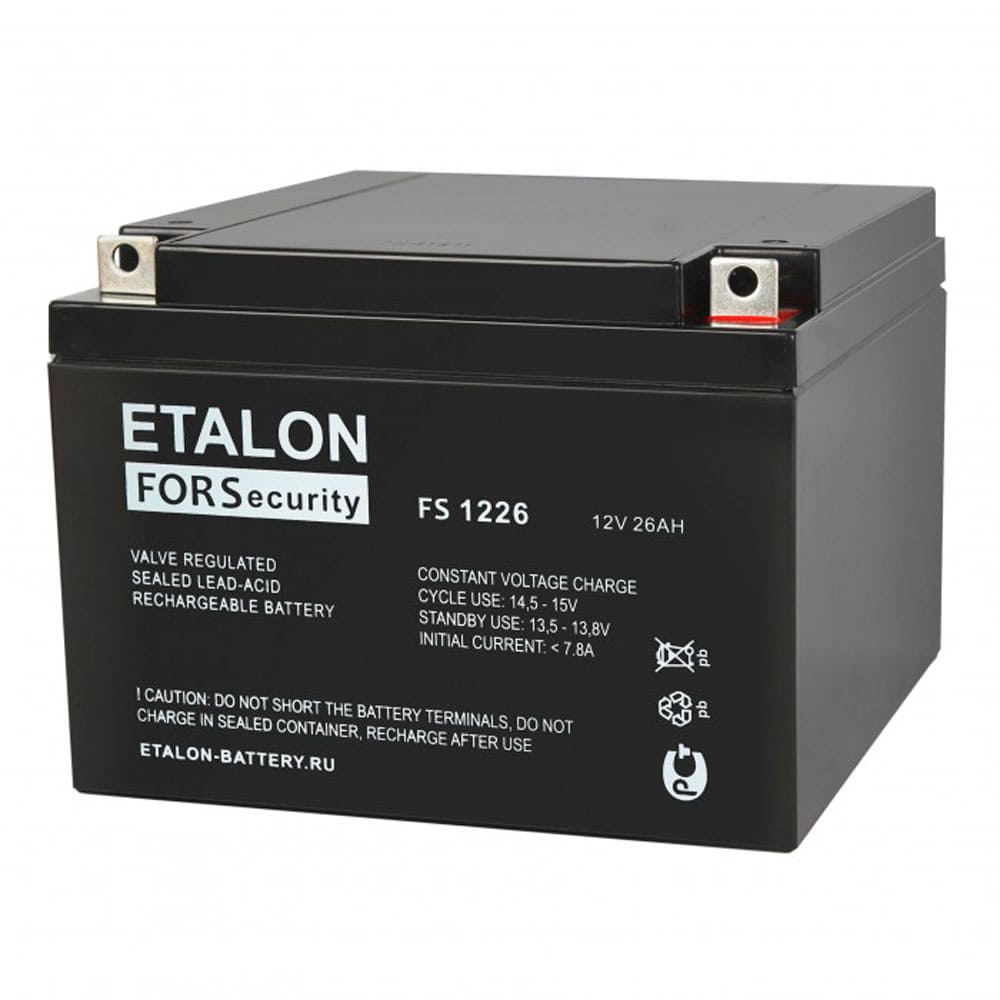 FS 1226 — Аккумулятор ETALON, 12В, 26 А·ч
