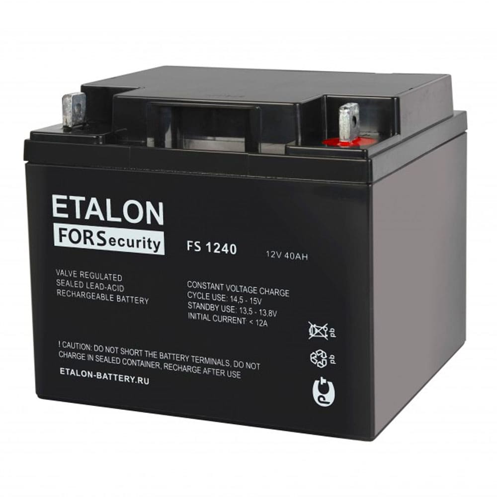 FS 1240 — Аккумулятор ETALON, 12В, 40 А·ч