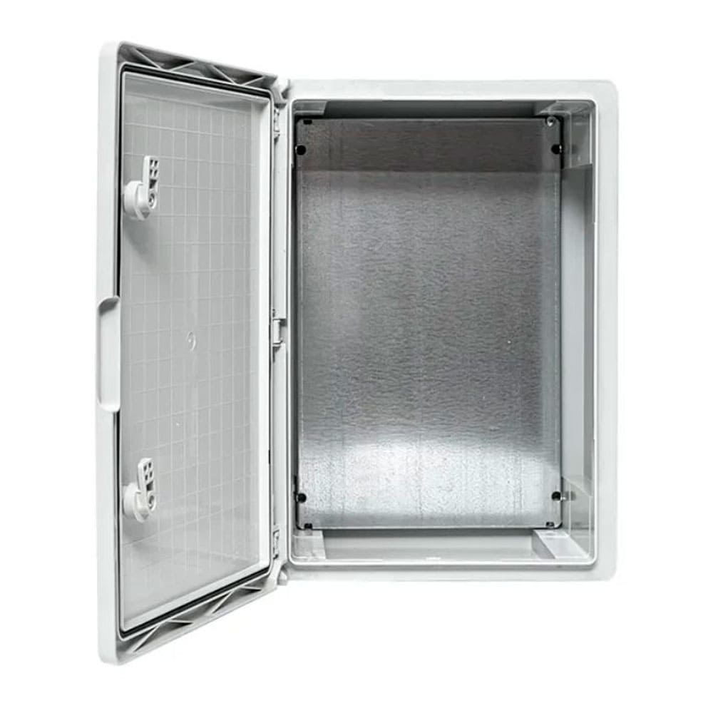 PB65MP005 — Щит пластиковый с монтажной панелью PROXIMA EKF, 350х500х190мм, IP65, непрозрачная дверца