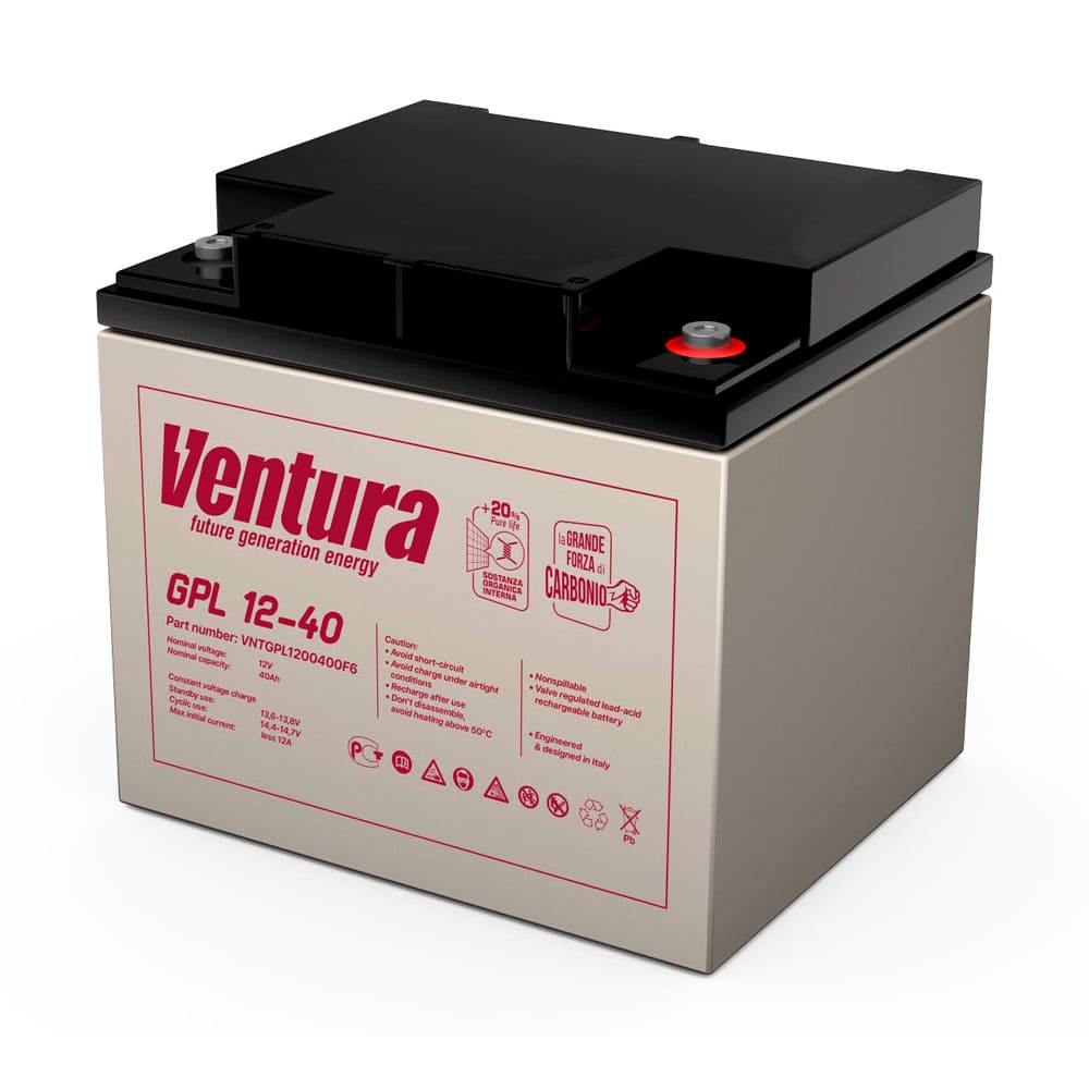 GPL 12-40 — Аккумулятор VENTURA, 12 В, 47 А·ч